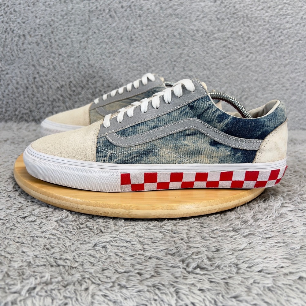 Vans Syndicate x Concepts Old Skool Pro Rat Hunter Size 10.5 Acid Wash Denim